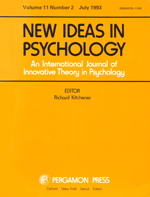 New Ideas in Psychology